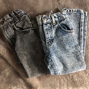 Set of two vintage kids jeans